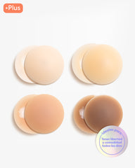 PLUS- Bare it All Nipple Covers - Cubre Pezones Circulares de Silicona Reutilizables