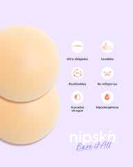 PLUS- Bare it All Nipple Covers - Cubre Pezones Circulares de Silicona Reutilizables