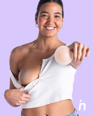 PLUS- Bare it All Nipple Covers - Cubre Pezones Circulares de Silicona Reutilizables