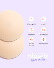 PLUS- Bare it All Nipple Covers - Cubre Pezones Circulares de Silicona Reutilizables