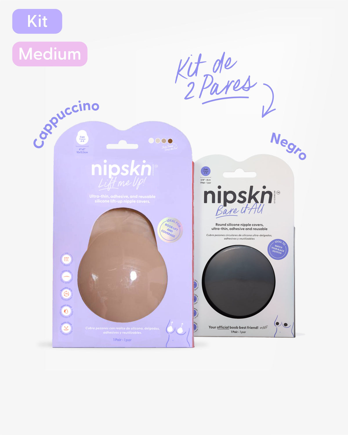 KIT Keep it Undercovered - Lift Me Up + Bare it All Black