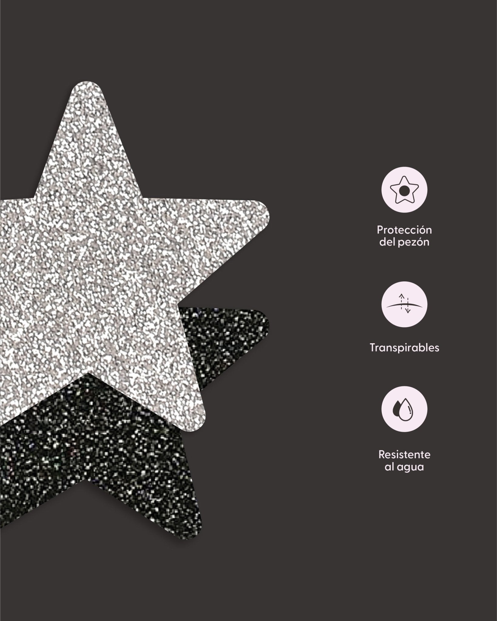 Star Of The Night - Stickers para cubrir los pezones de un solo uso - Nipskin